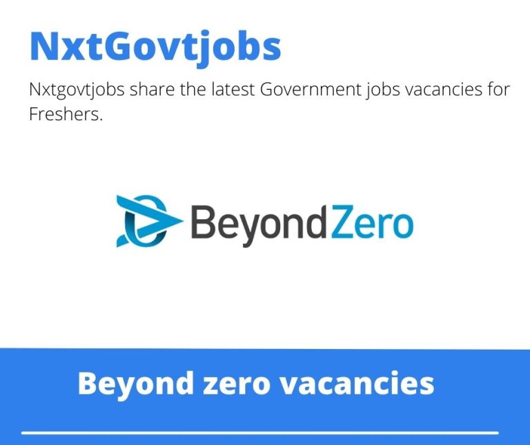 Apply Online for Beyond zero Building Coordinator Vacancies 2022 @beyondzero.org.za