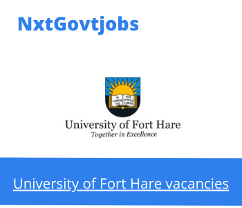 University of Fort Hare Senior Lecturer Vacancies Apply now @ufh.ac.za