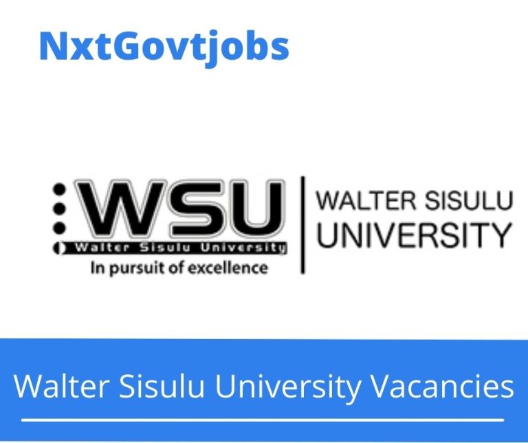 Walter Sisulu University Professor Psychology Vacancies Apply now @wsu.ac.za