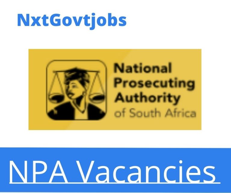NPA Human Resources Clerk Jobs 2022 Apply now @npa.gov.za
