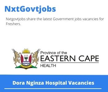 Dora Nginza Hospital Ward Clerk Vacancies in East London 2023