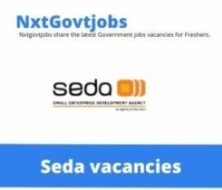 SEDA Information Officer vacancies in Queenstown 2022 Apply now @seda.org.za