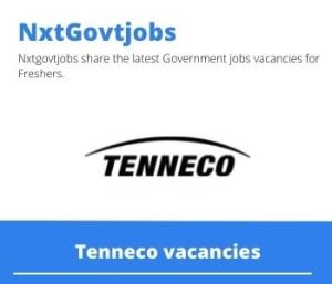 Tenneco Receivable Clerk Vacancies in Port Elizabeth 2022