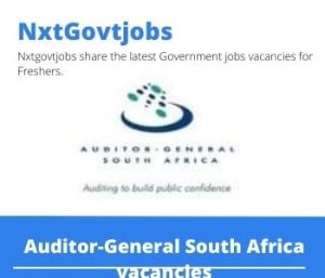 AGSA Performance Auditor Vacancies in East London 2022