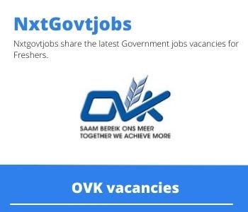 OVK Forecourt Manager Vacancies in Cradock 2023