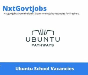 Ubuntu School Master Teacher Vacancies in Gqeberha 2023