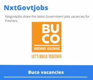 Buco Sales Representative Vacancies in Kouga 2023