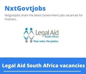 Legal Aid Temporary Administration Officer Vacancies in Mthatha 2023