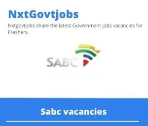 Sabc Building Artisan Vacancies in Port Elizabeth 2023