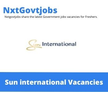 Sun international Receptionist Vacancies in East London – Deadline 8 June 2023