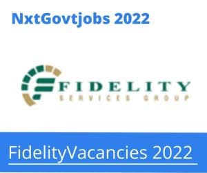 Fidelity Cash Centre Supervisor Vacancies in East London – Deadline 31 Oct 2023