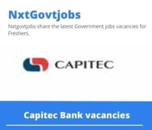 Capitec Bank Account Analyst Vacancies in East London – Deadline 31 May 2023