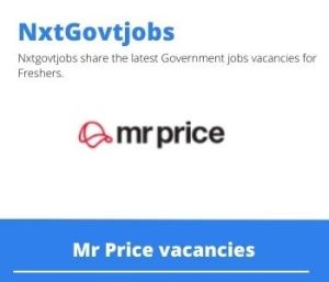 Mr Price Store Supervisor Vacancies in Mthatha – Deadline 30 Jun 2023