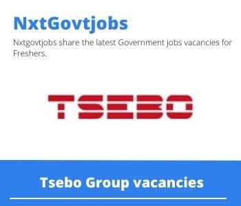 Tsebo Group Cleaning Manager Vacancies in East London – Deadline 31 Jan 2024