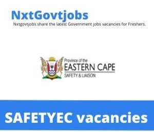 Chief Admin Officer vacancies in Eastern Cape Department of Safety and Liaison – Deadline 09 Jun 2023